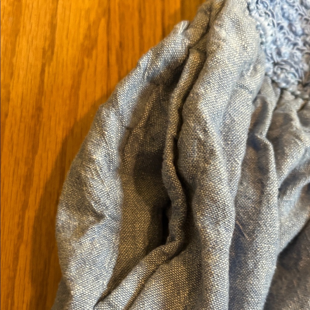 J. Crew Chambray mini skirt with elastic waist - Picture 5 of 6